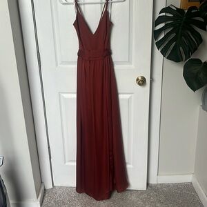 David’s Bridal Bridesmaid dresses- CINNAMON